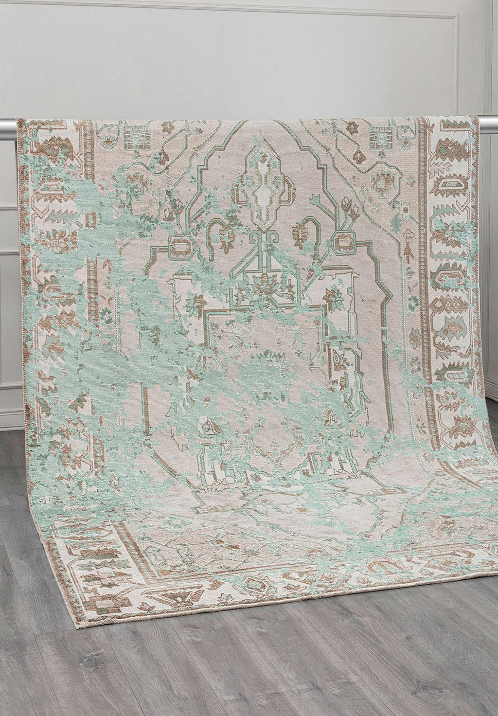 Emperor River Green - Stone Rug