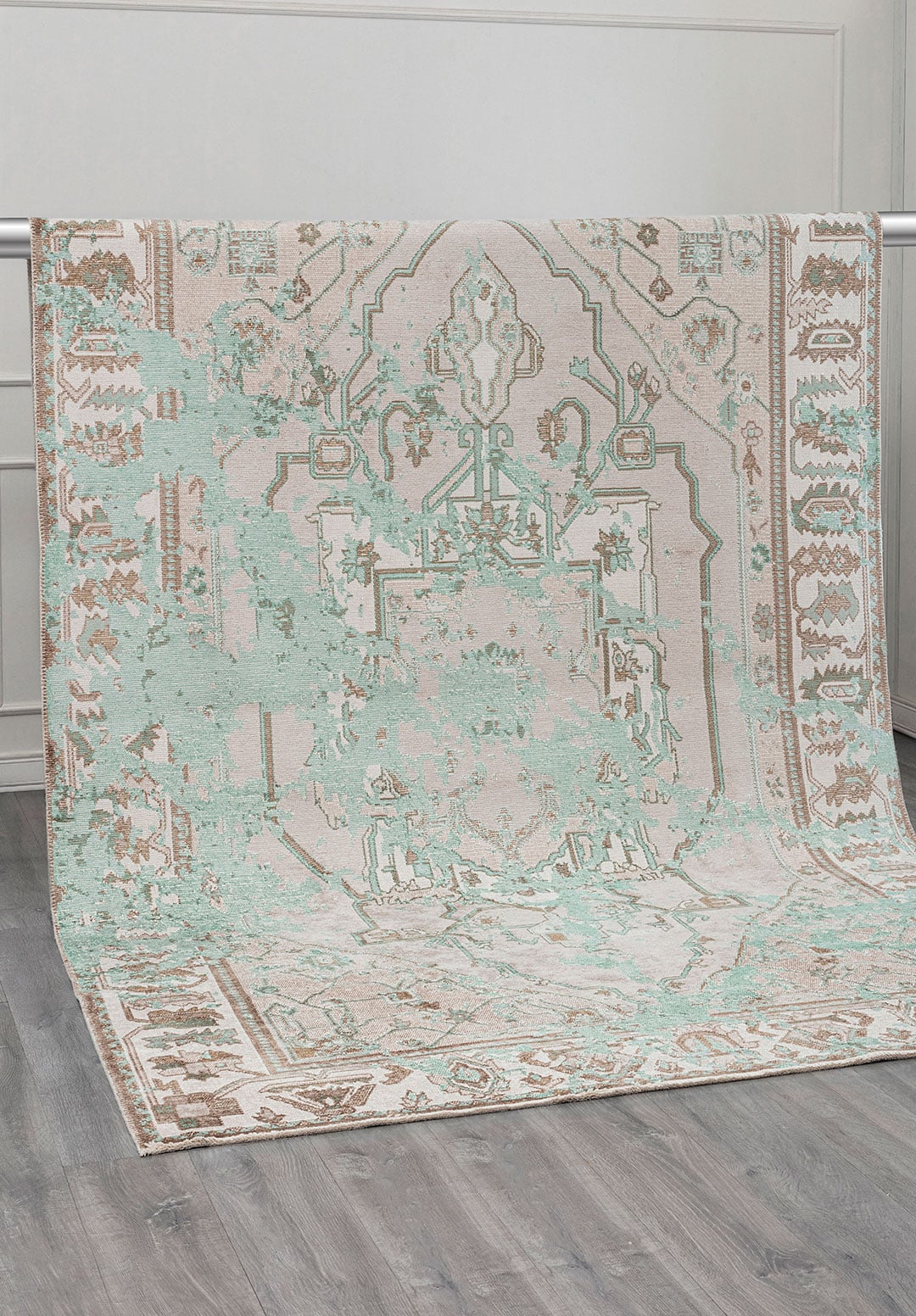 Emperor River Green - Stone Rug