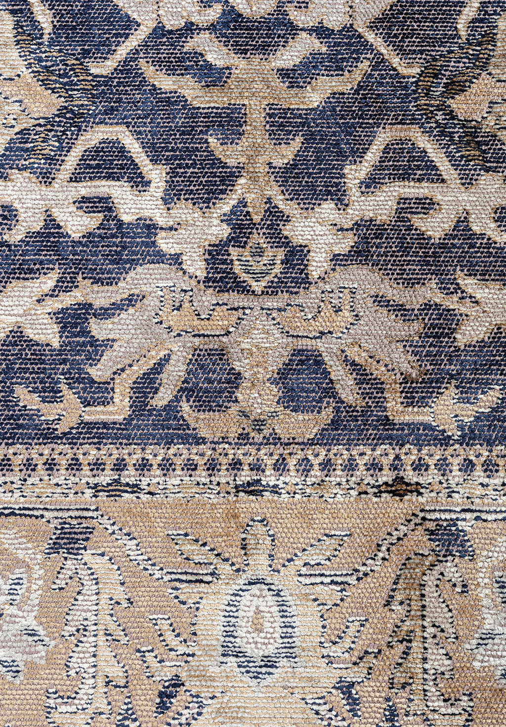 Grandeur Dark Beige - Dark Navy Rug