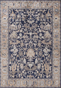Grandeur Dark Beige - Dark Navy Rug