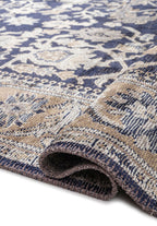 Grandeur Dark Beige - Dark Navy Rug