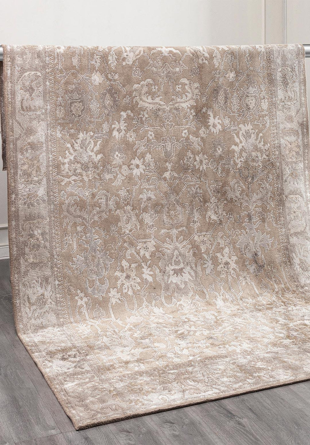 Grandeur White - Beige Rug
