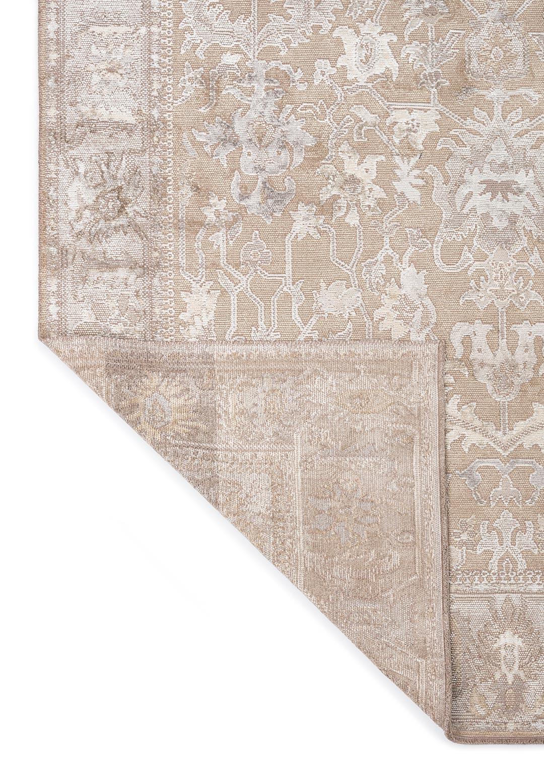 Grandeur White - Beige Rug