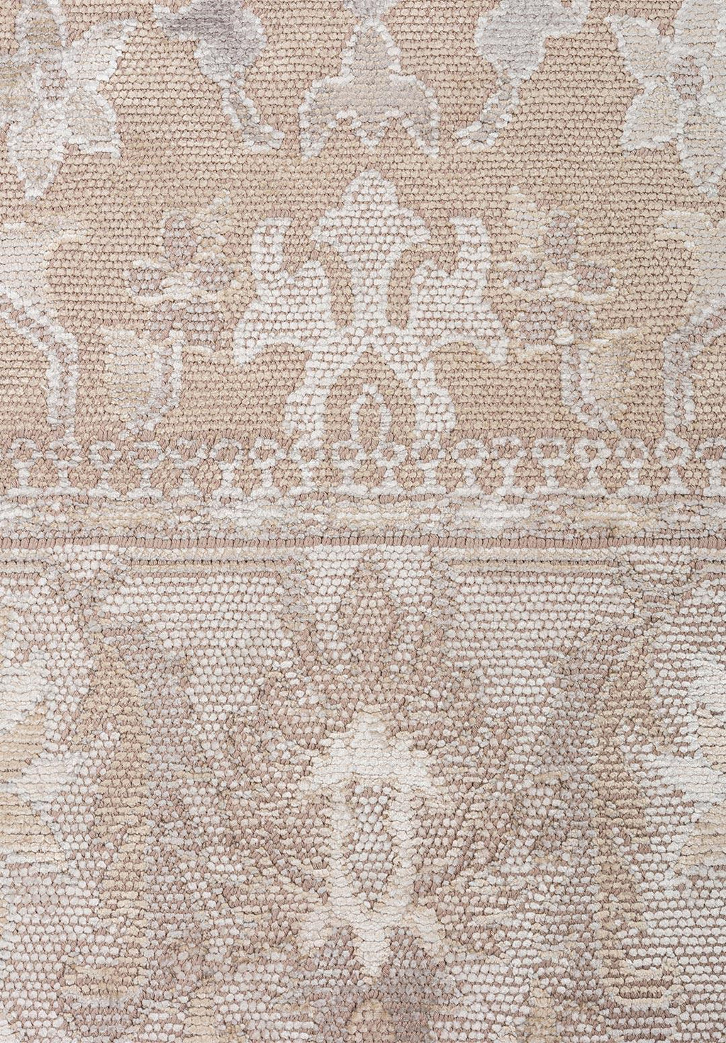 Grandeur White - Beige Rug