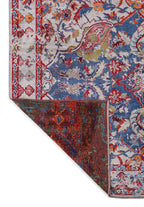 Bastille Light Grey - Navy Blue Rug