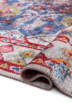 Bastille Light Grey - Navy Blue Rug