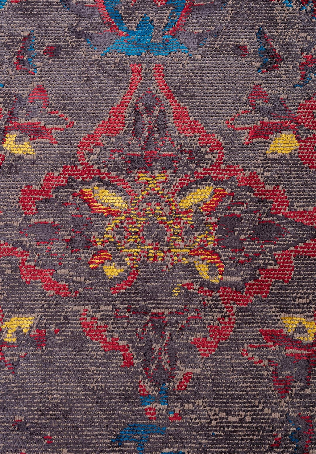 Bastille Charcoal - Red Rug