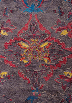 Bastille Charcoal - Red Rug