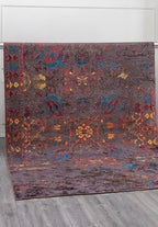 Bastille Charcoal - Red Rug