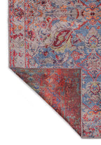 Bastille Dark Grey - Red Rug