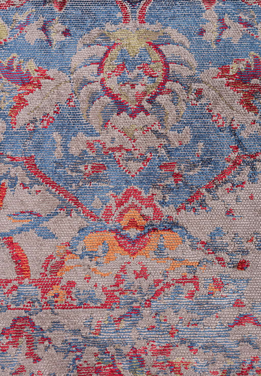 Bastille Dark Grey - Red Rug
