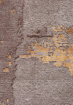 Lush Light Grey - Mustard Rug