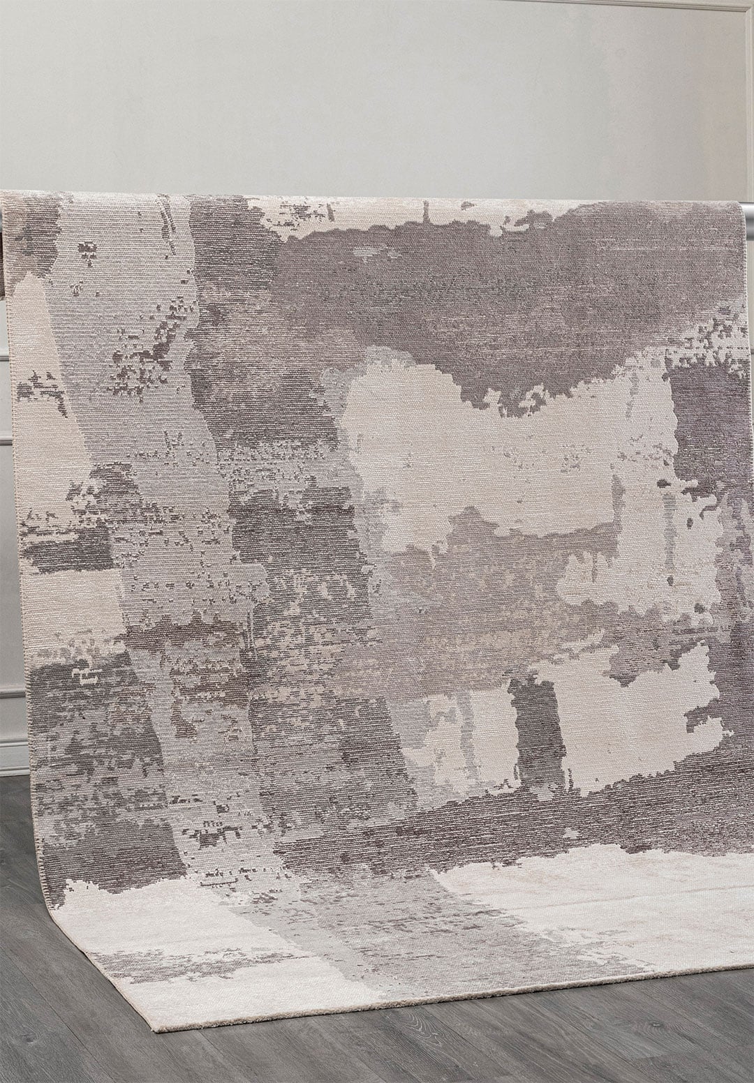 Lush Light Grey - Ecru Rug