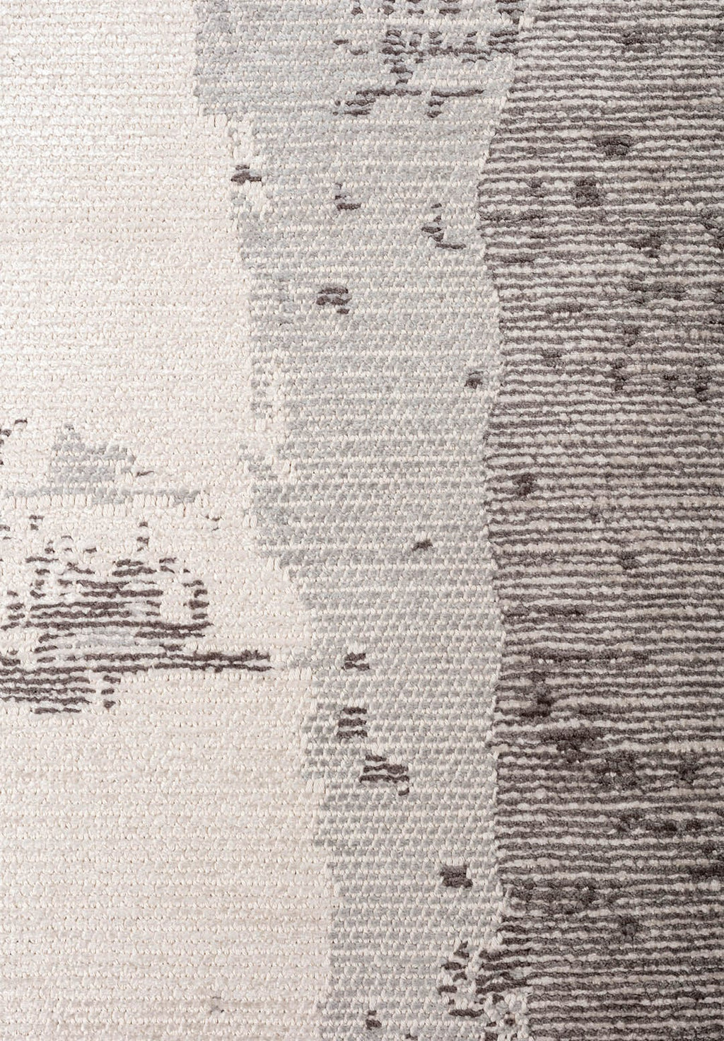 Lush Light Grey - Ecru Rug
