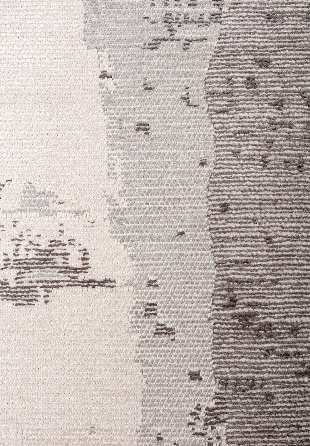 Lush Light Grey - Ecru Rug