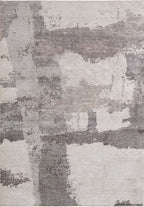 Lush Light Grey - Ecru Rug