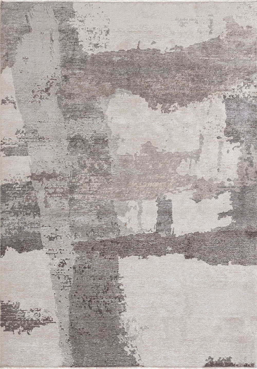 Lush Light Grey - Ecru Rug