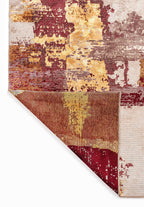 Lush Cherry - Gold Rug
