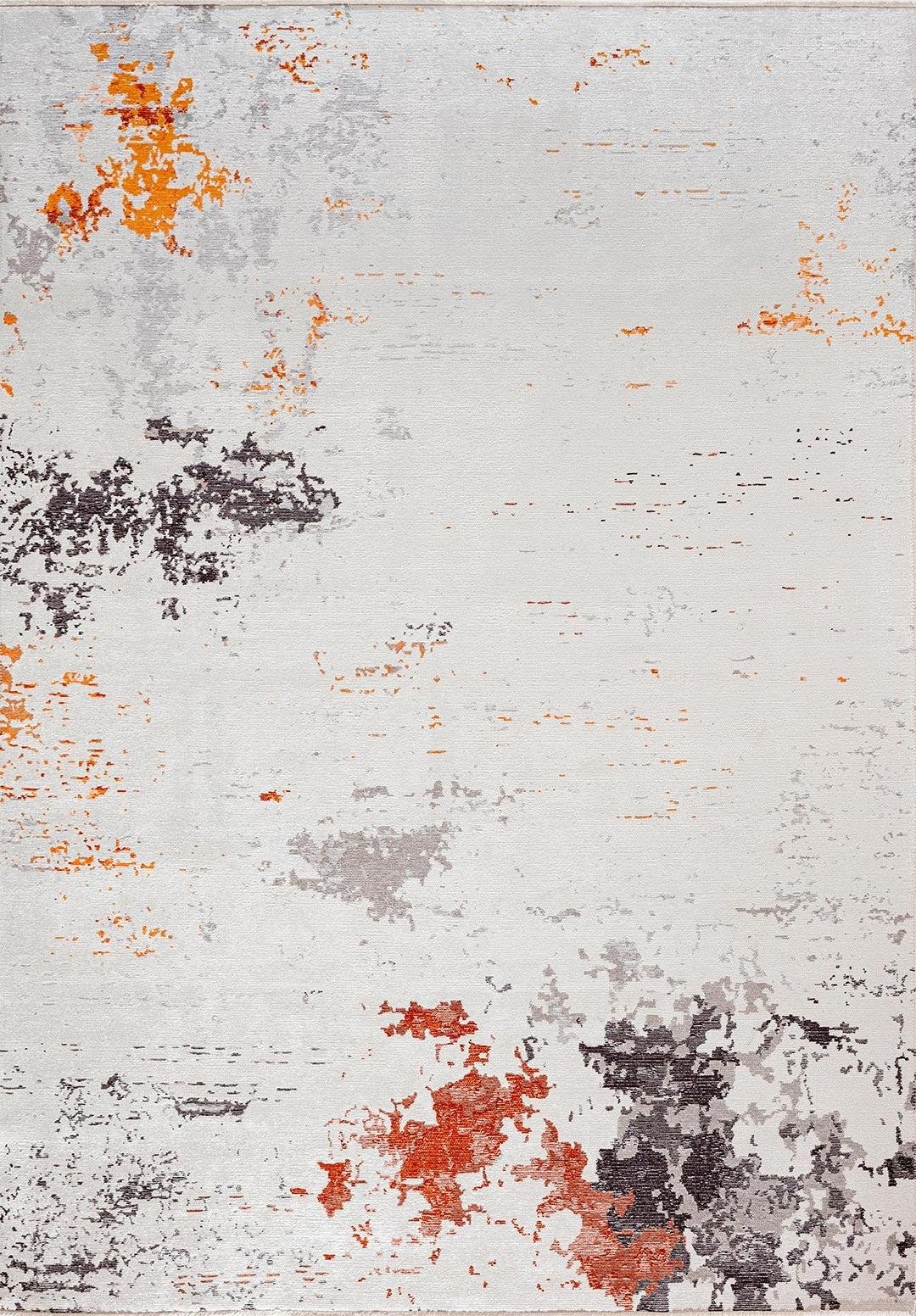 Frost White - Charcoal Rug