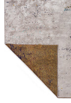 Frost Light Grey - Turquoise Rug
