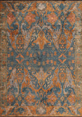 Velorien Teal - Terracotta Rug