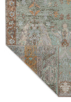 Velorien River Green - Cream Rug