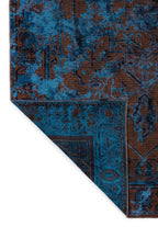 Emperor Navy Blue - Dark Brown Rug