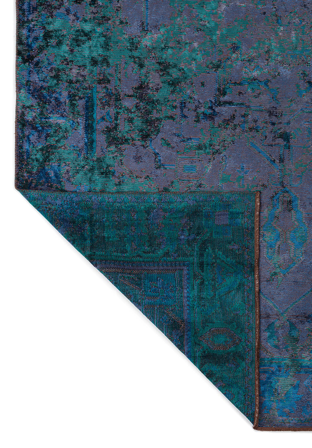 Emperor Charcoal - Dark Turquoise Rug