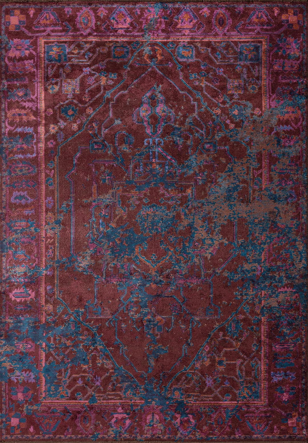Emperor Cyan - Cherry Rug