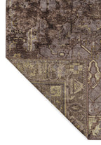 Emperor Dark Brown - Anthracite Rug