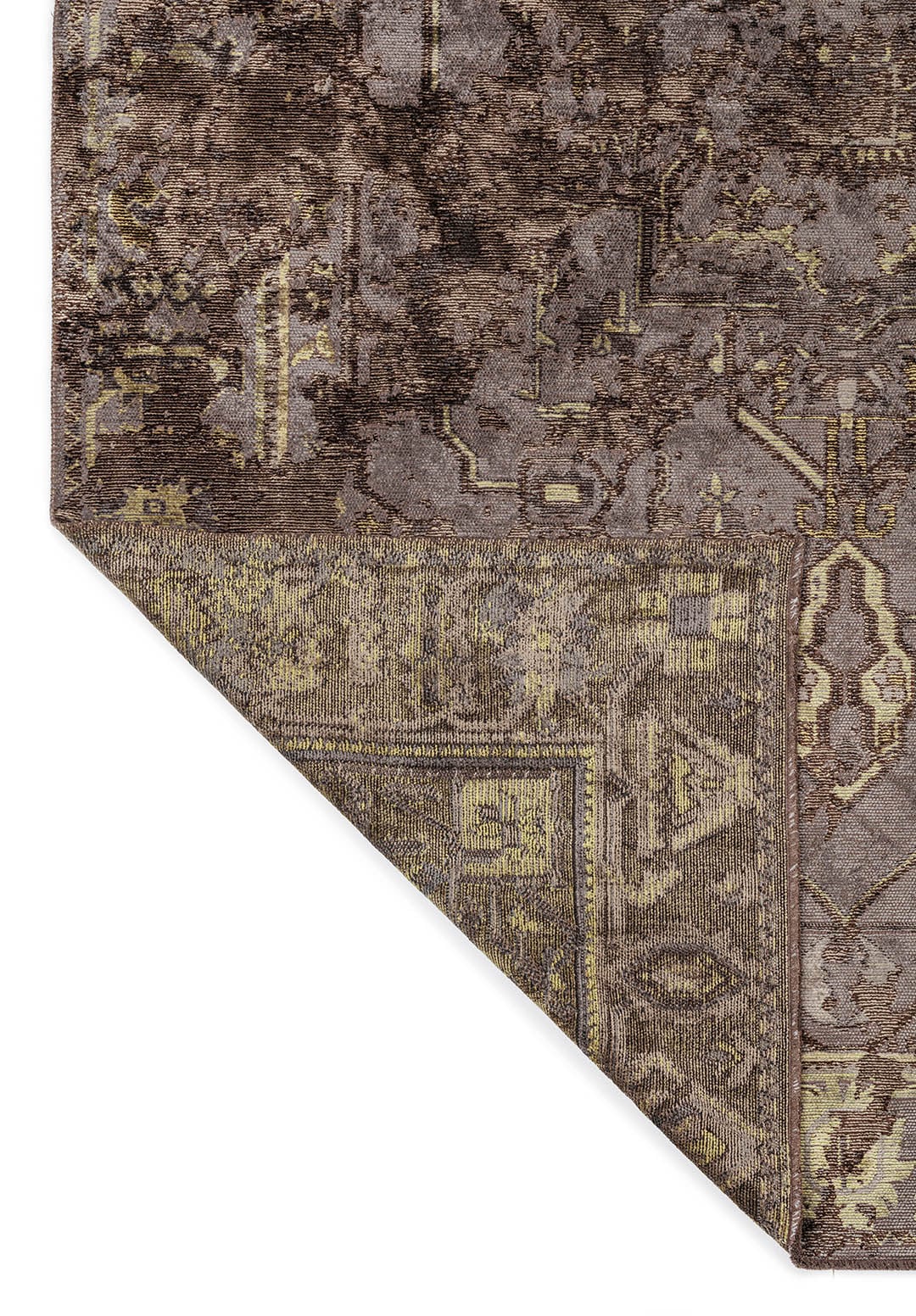 Emperor Dark Brown - Anthracite Rug
