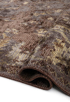 Emperor Dark Brown - Anthracite Rug
