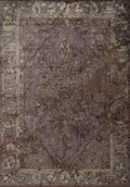 Emperor Dark Brown - Anthracite Rug