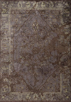 Emperor Dark Brown - Anthracite Rug