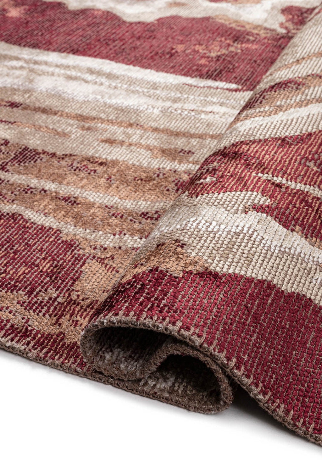 Smoke Cherry - Beige Rug