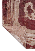 Strata Cherry - Mocha Rug