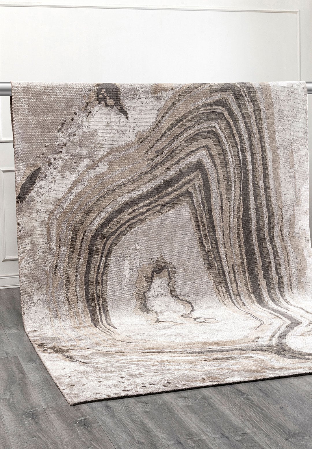 Smoke Bone - Beige Rug