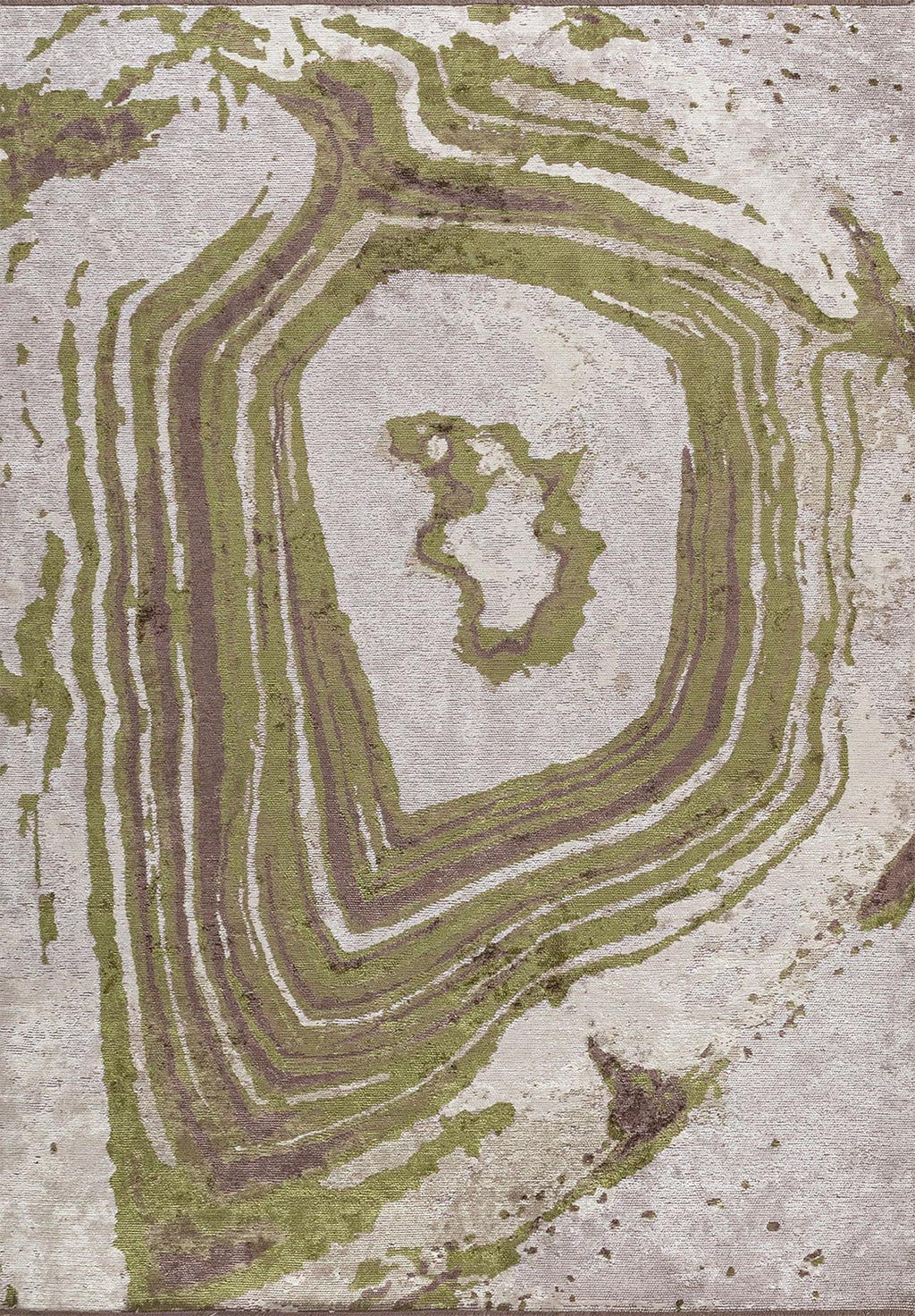 Smoke Bone - Green Rug