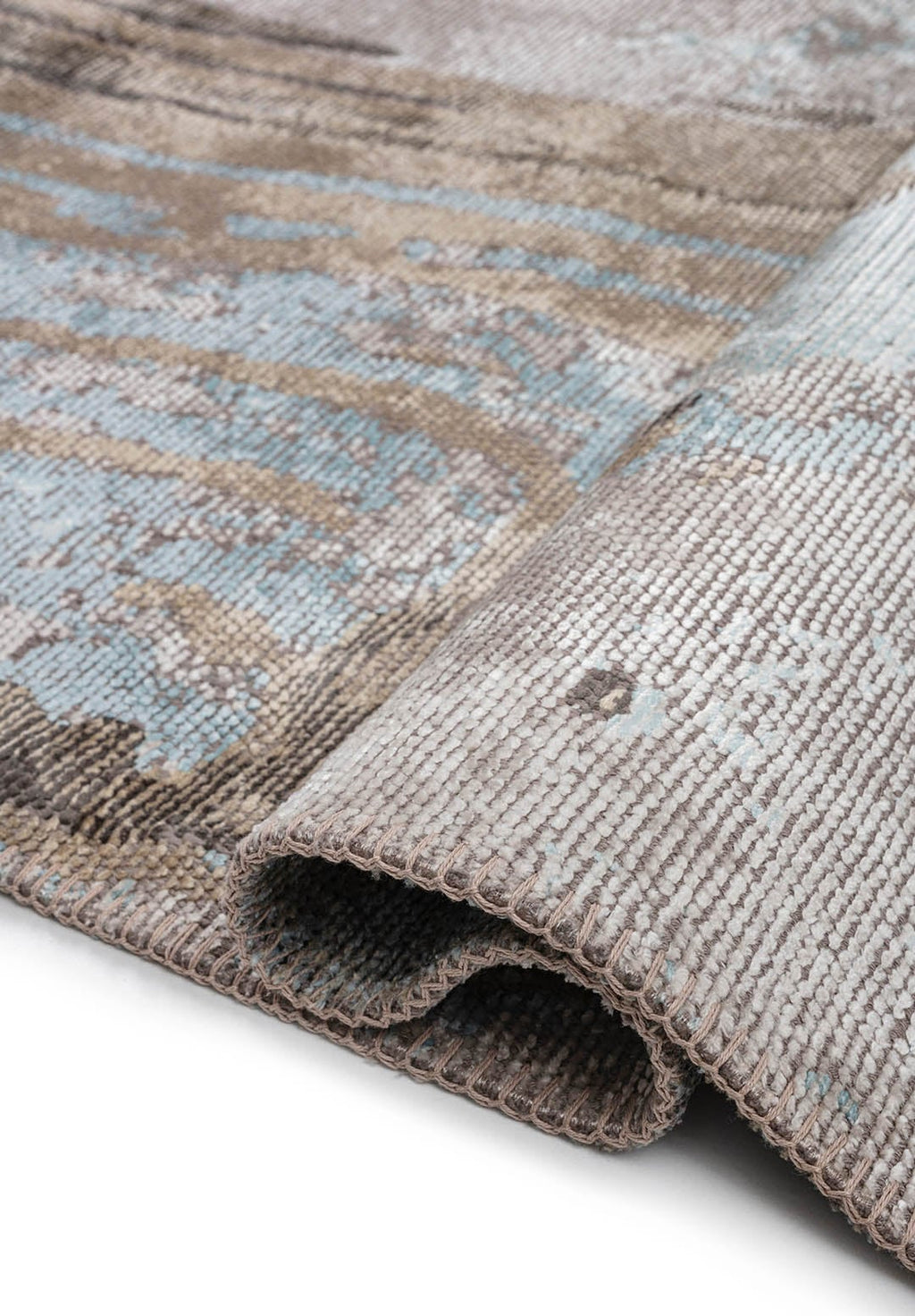 Smoke Bone - Ice Blue Rug