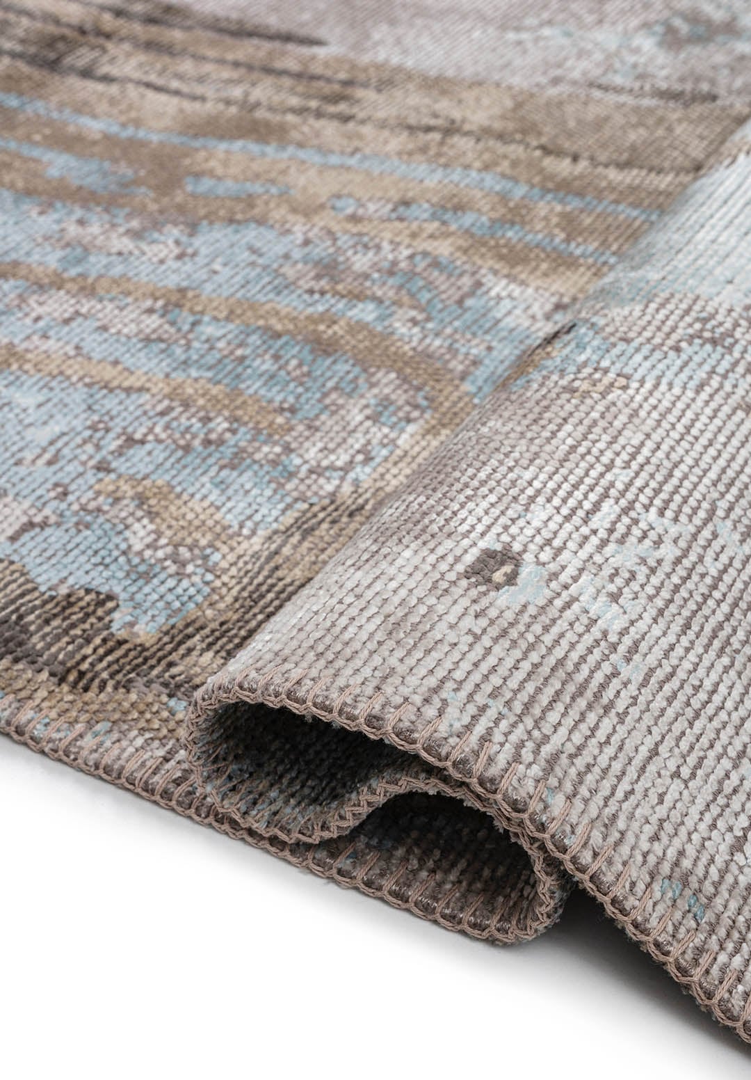 Smoke Bone - Ice Blue Rug