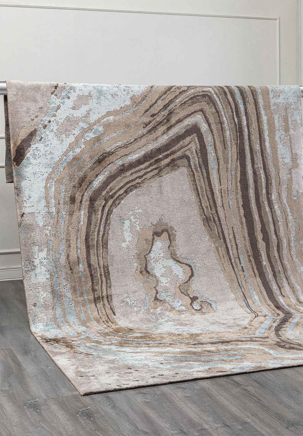 Smoke Bone - Ice Blue Rug
