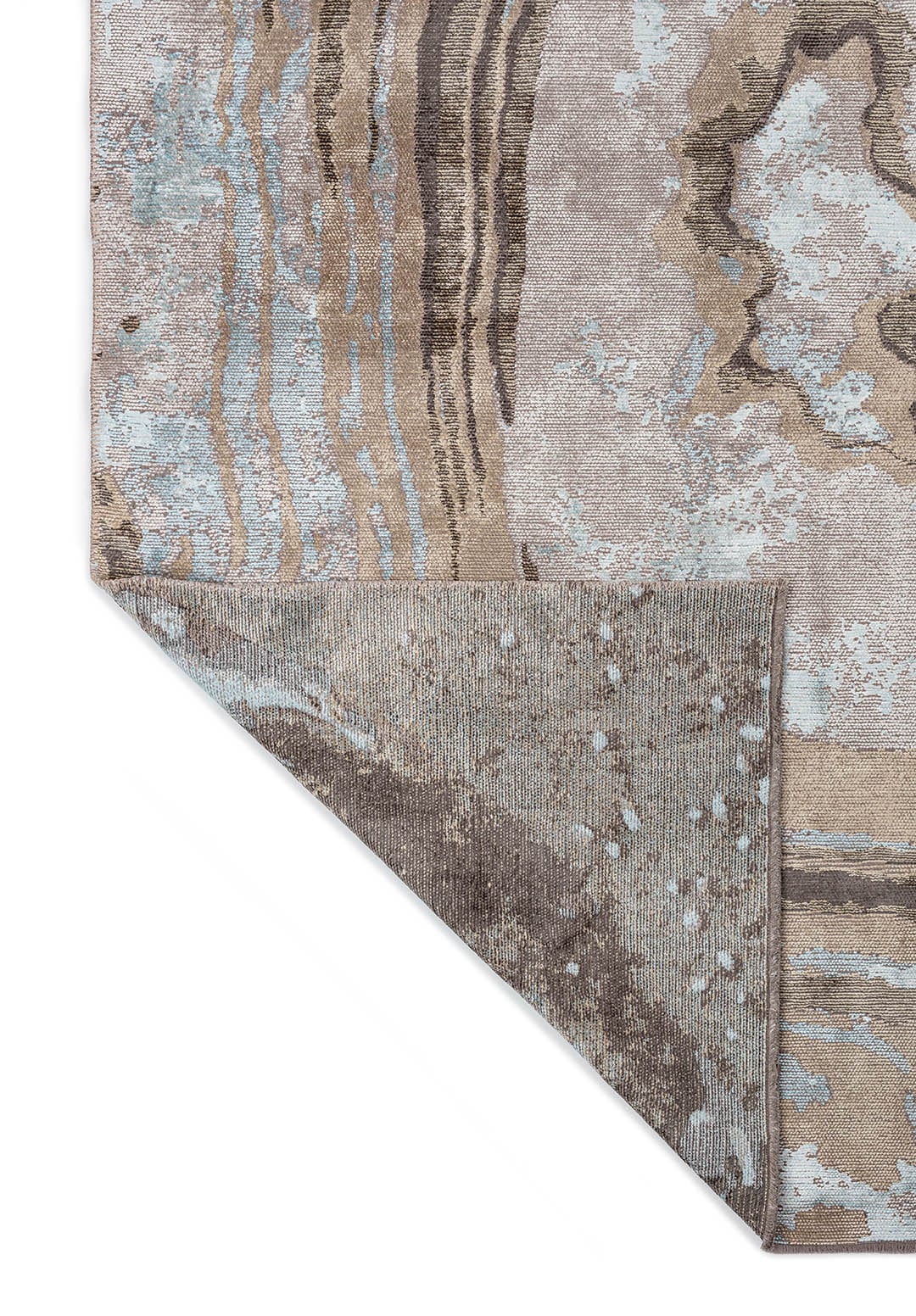 Smoke Bone - Ice Blue Rug