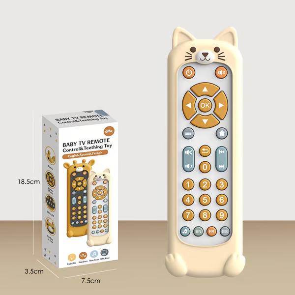 Baby Remote Control Toy - Interactive Educational Musical Toy for Toddlers