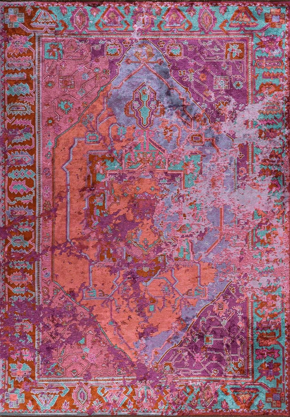 Emperor Rust - Pink Rug