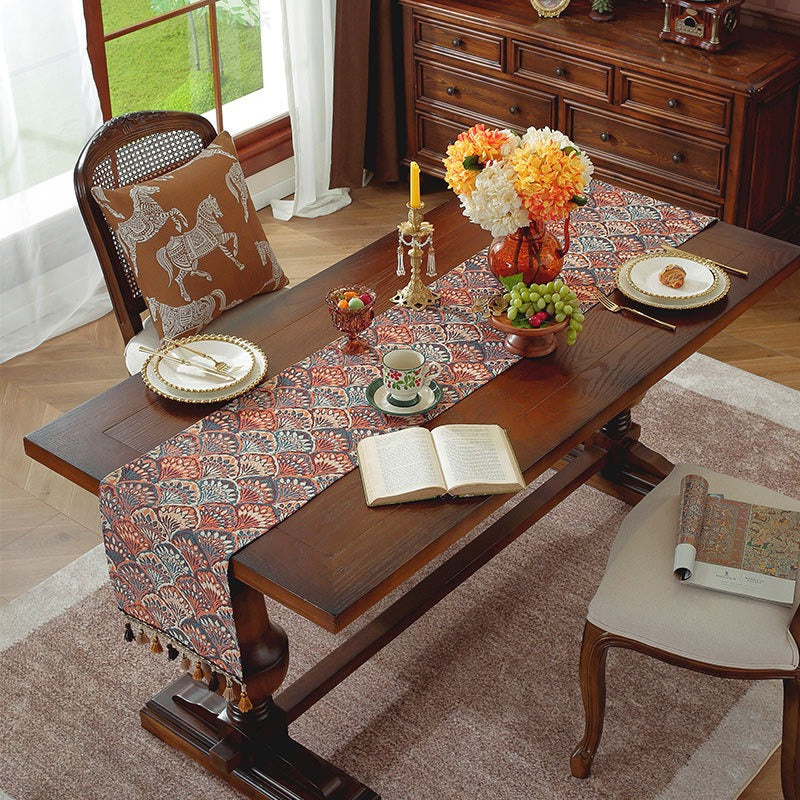 Peacock Royal Table Runner - FINAL SALE