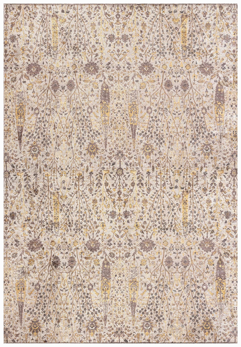 Ethereal Beige - Gold Rug