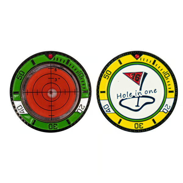 🔥(Golf trainer)Golf Ball Marker Round Cap Clip Mark with Level Function🔥(Buy 1 Get 1 Free)