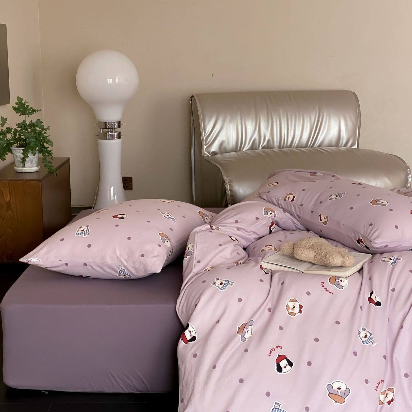 Lucky Dog Dots Bedding Set