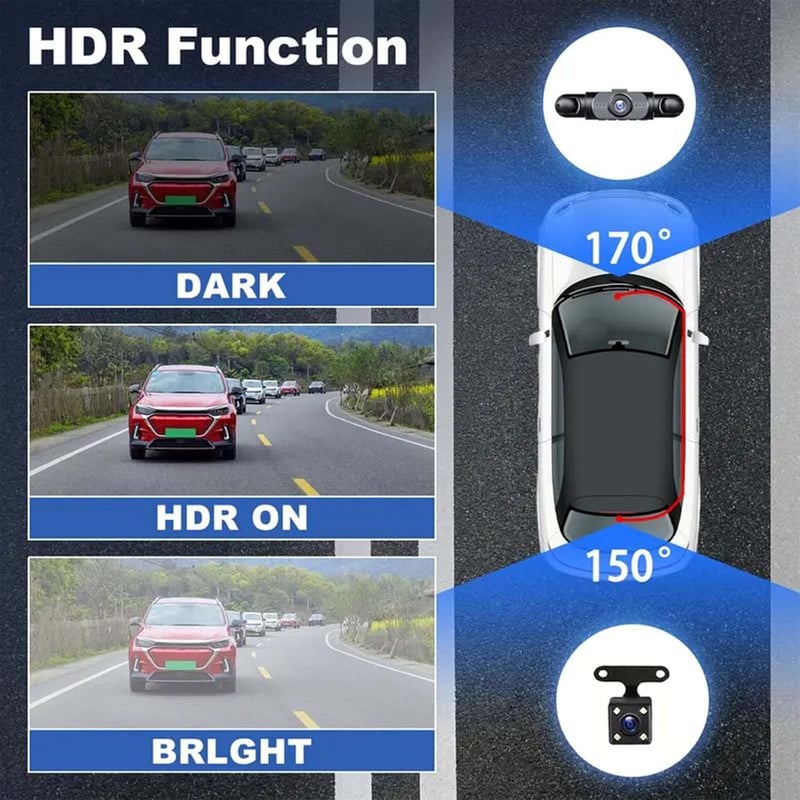 🎁LAST DAY 49％ OFF🔥Full View Car Dashcam System