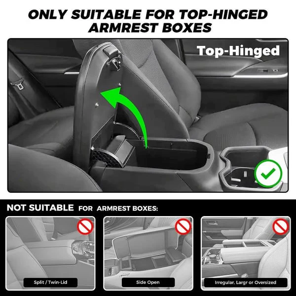🎅2025 Christmas Hot Sale - Multifunctional PU Leather Car Armrest Box Mat